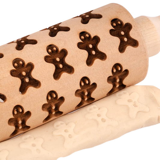 COLOURBOOK - Matterello Decorativo Per Biscotti di Natale