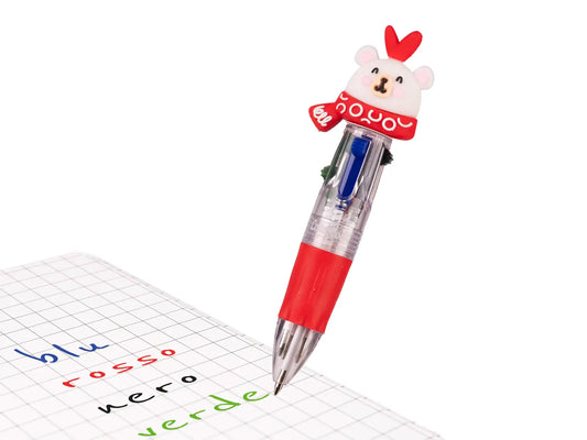 COLOURBOOK - Mini Penna 4 Colori La Fabbrica Degli Elfi