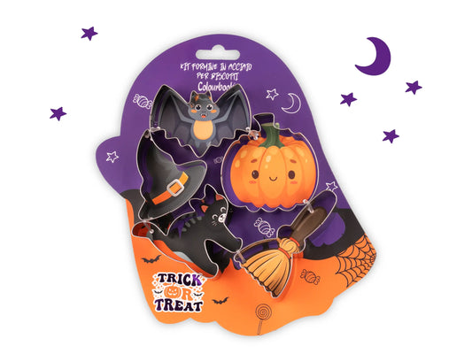 COLOURBOOK - Kit Formine Per Biscotti Halloween