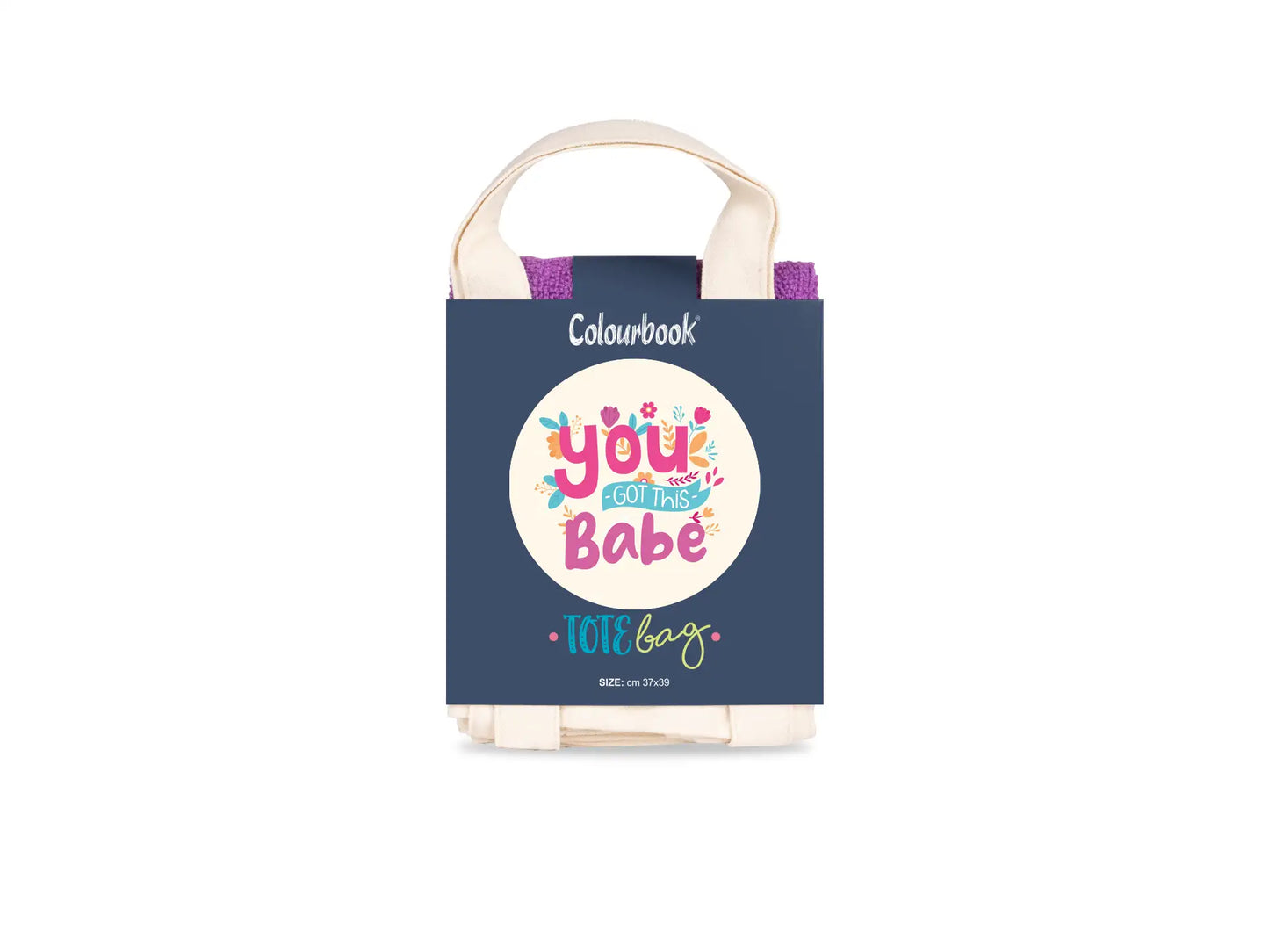 COLOURBOOK TOTE BAG - In Cotone