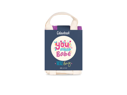 COLOURBOOK TOTE BAG - In Cotone