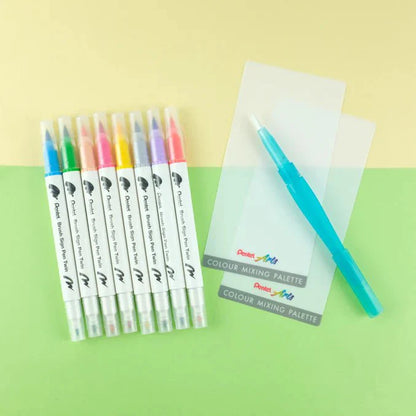 PENTEL - Brush Sign Pen Twin Expressive Set Manga