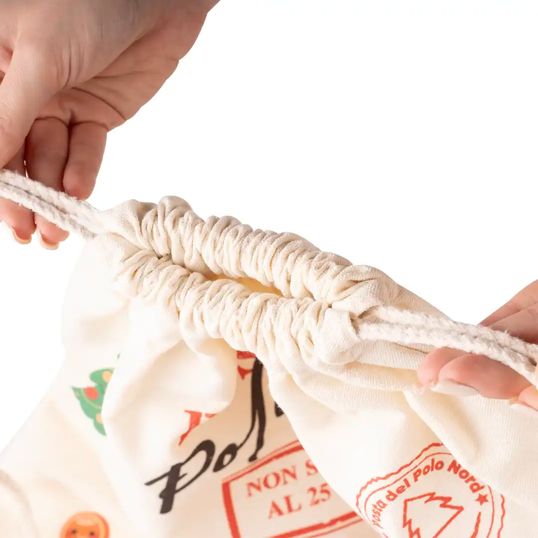 COLOURBOOK - Sacco Regali Di Babbo Natale La Fabbrica Degli Elfi