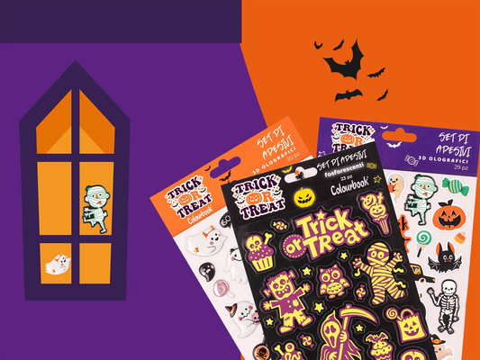COLOURBOOK - Set Stickers Halloween