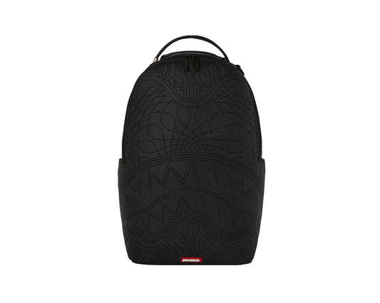SPRAYGROUND - Tonal monogram Emboss Shark Backpack