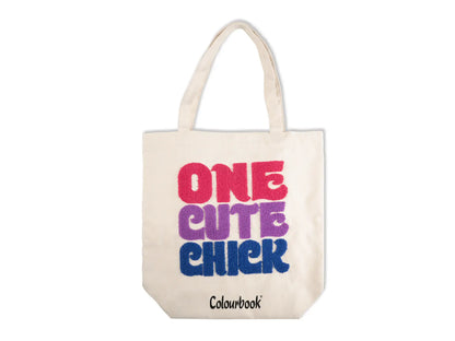 COLOURBOOK TOTE BAG - In Cotone