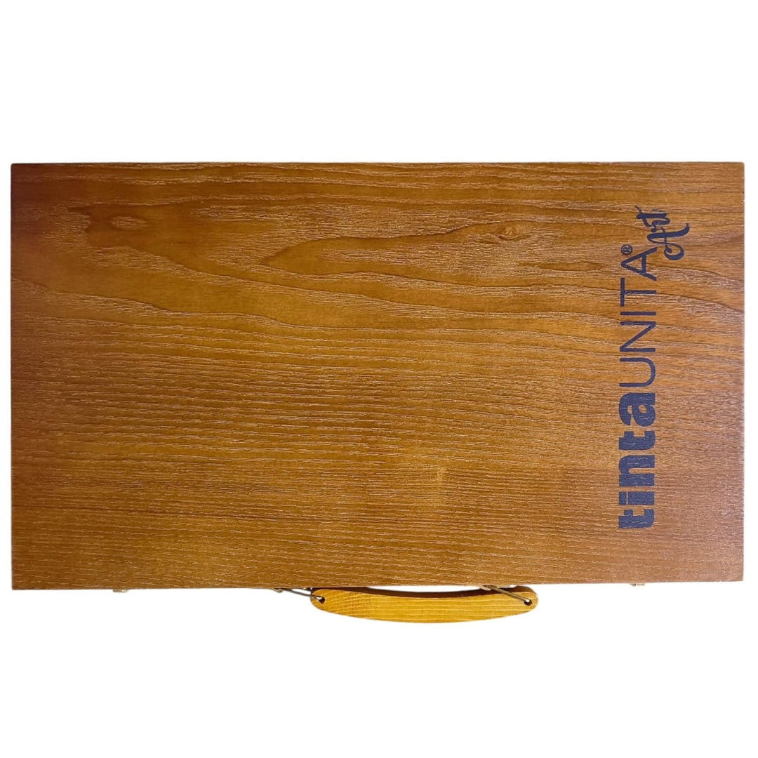 TINTA UNITA - Valigetta in Legno Art 72 Pastelli