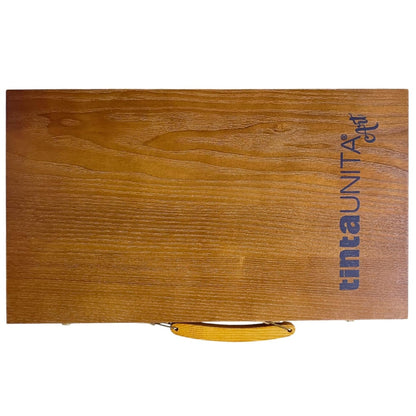 TINTA UNITA - Valigetta in Legno Art 72 Pastelli
