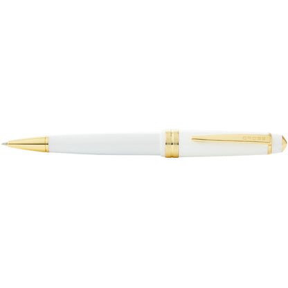 CROSS - Bailey Light™ Polished White Resin and Gold Tone Ballpoint Pen